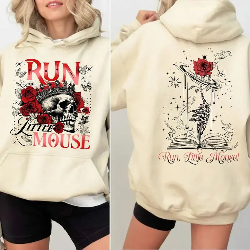 Run Little Mouse Sweatshir Smut Reader Dark Romance - Adult & Kids T-Shirts, Sweatshirts & Hoodies apparel design preview 1