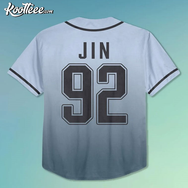 Run SeokJin Ep Tour Jin BTS Kpop Baseball Jersey baseball jersey product view 4