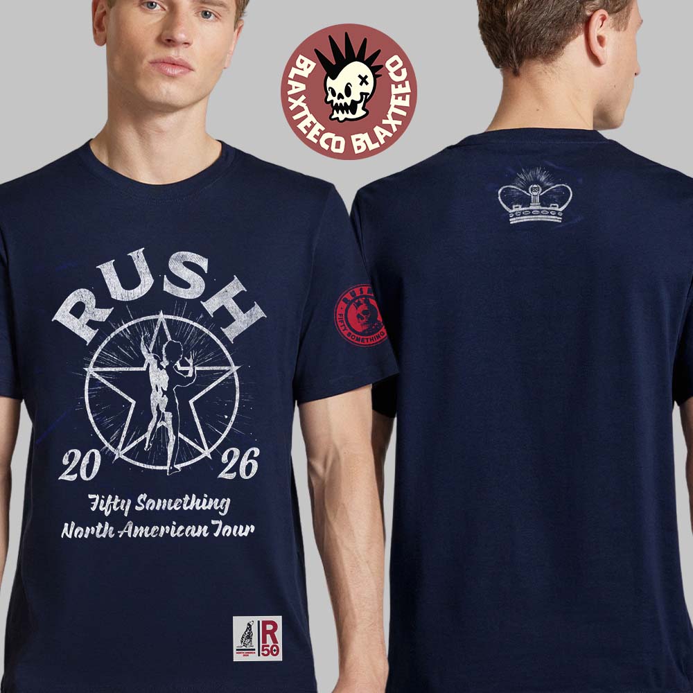 Rush Fifty Something Tour 2026 Merch Navy Fifty Starman Tour T-Shirt Unisex T-shirt, Sweatshirt, Hoodie, Long Sleeve Tee - T-Shirt, Sweatshirt, Hoodie