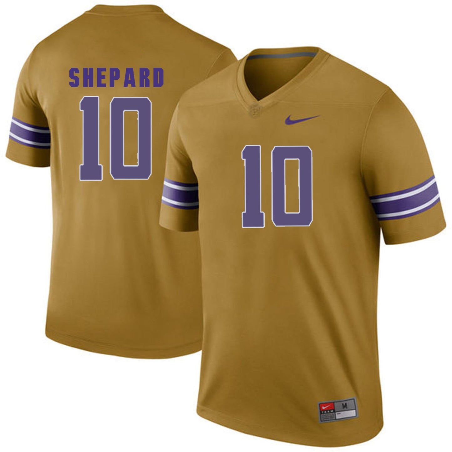 Russell Shepard 10 Gridiron Gold College Football Jersey football jersey product view 1