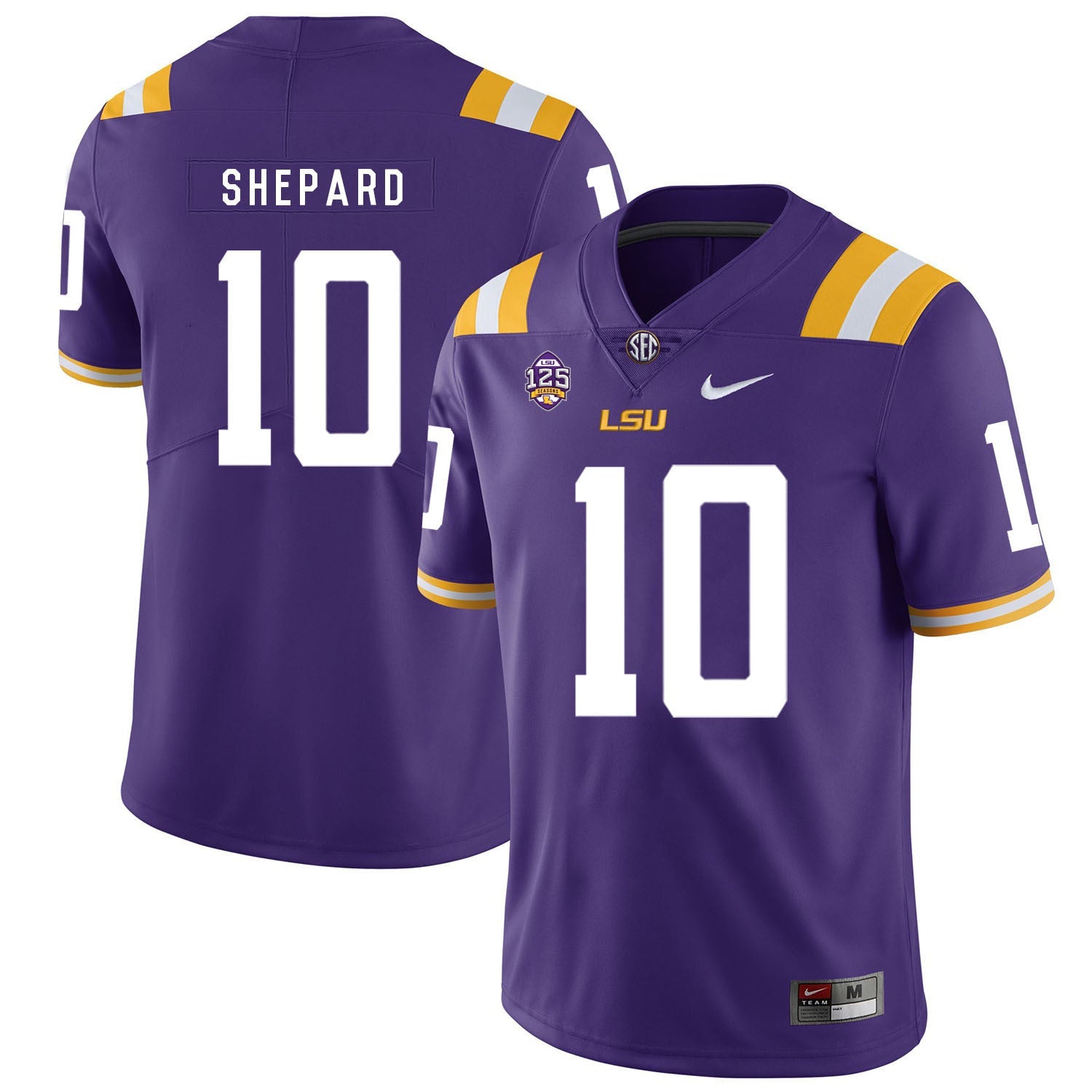 Russell Shepard 10 Purple .2jpg College Football Jersey football jersey product view 1