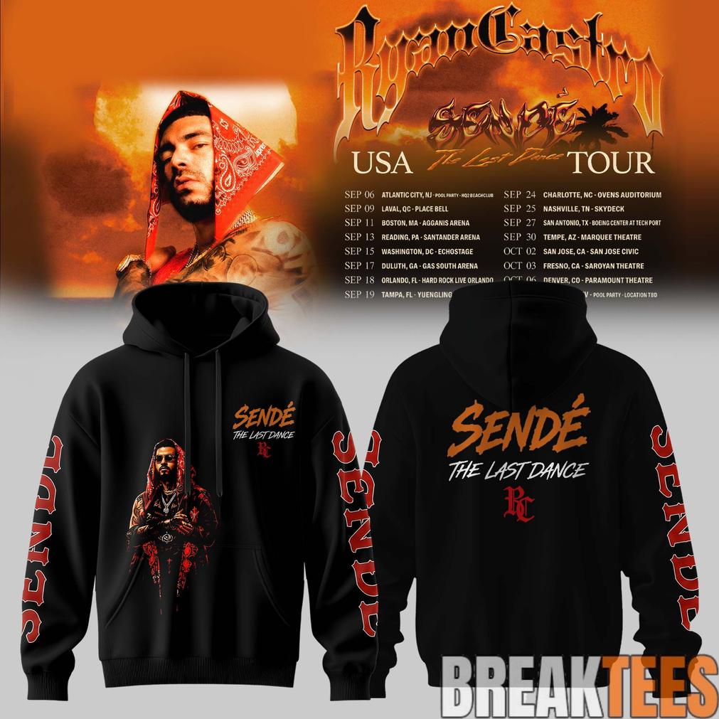 Ryan Castro Send World Tour 2026 Edition Hoodie Unisex T-shirt, Sweatshirt, Hoodie, Long Sleeve Tee - T-Shirt, Sweatshirt, Hoodie