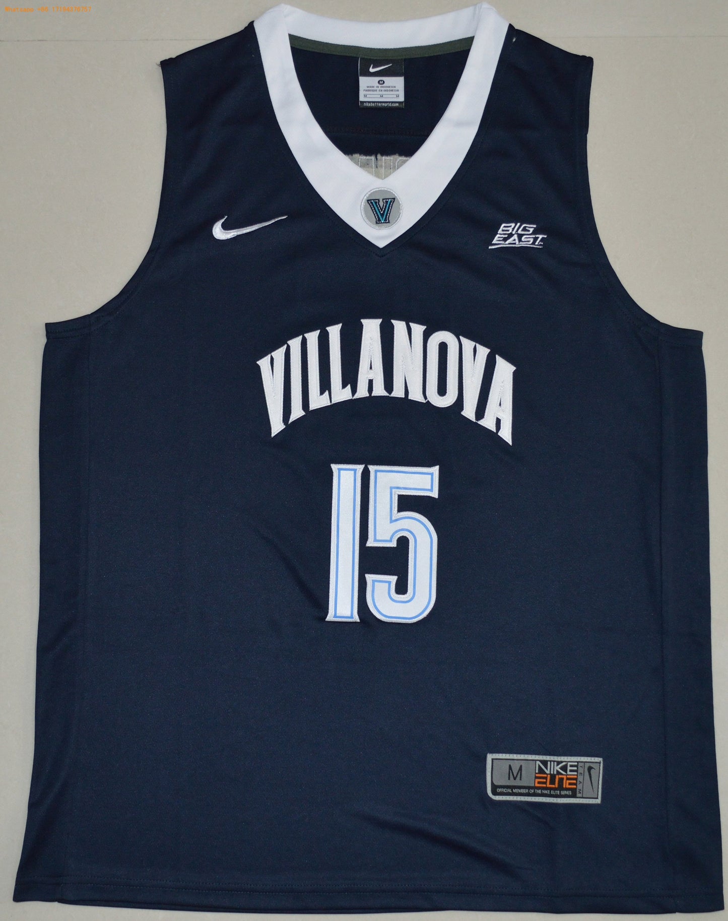 Ryan Arcidiacono 15 Navy1 College Football Jersey football jersey product view 1