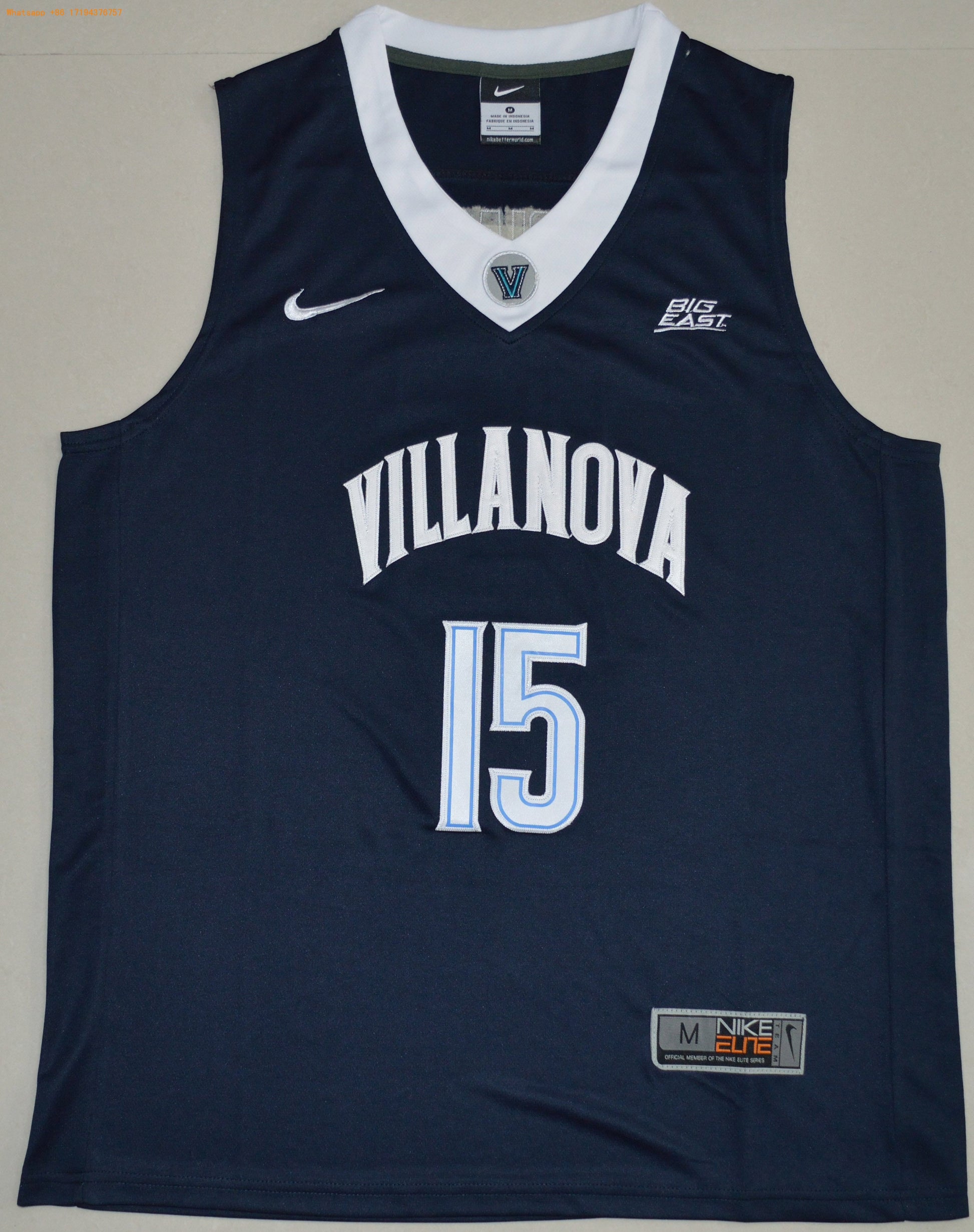 Ryan Arcidiacono 15 Navy1 College Football Jersey football jersey product view 1