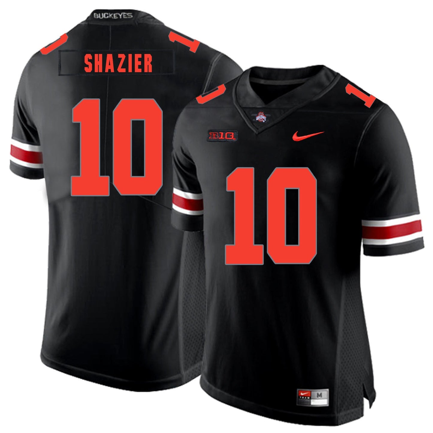 Ryan Shazier 10 Lights Out College Football Jersey football jersey product view 1