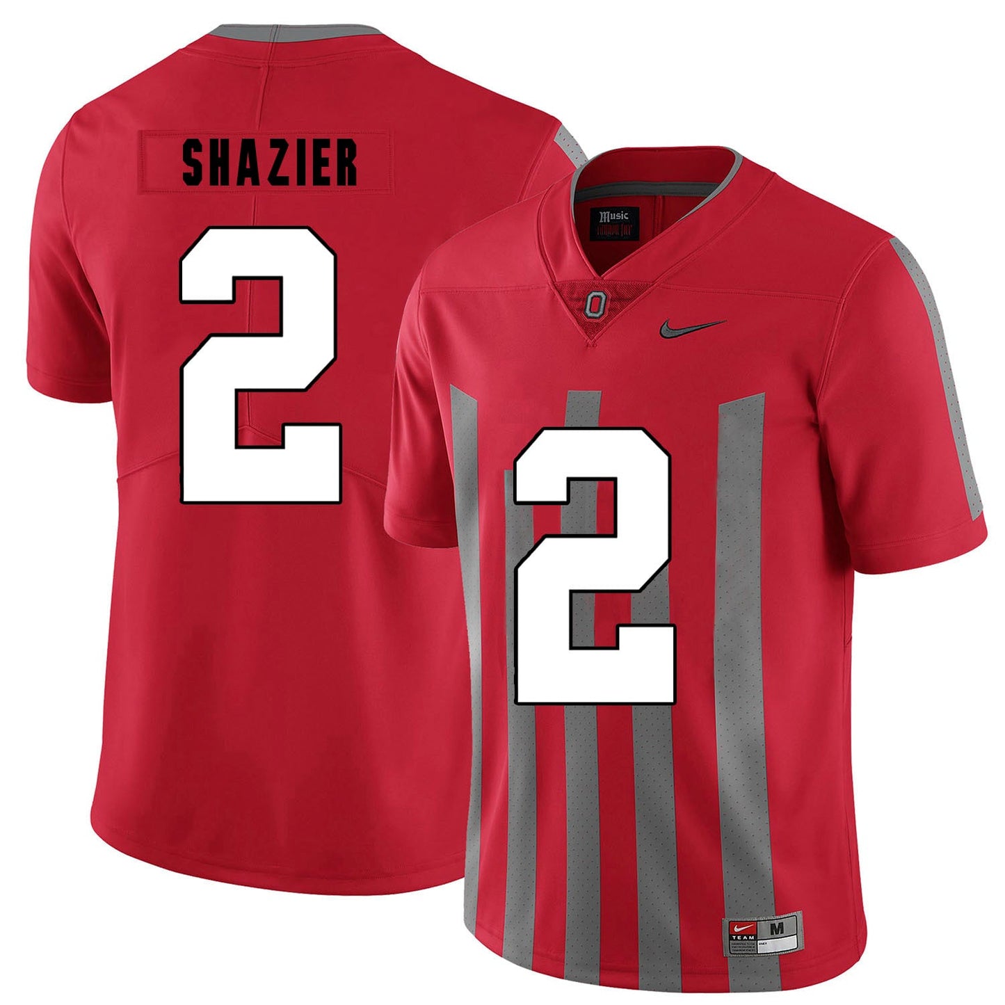 Ryan Shazier 2 Elite Red College Football Jersey football jersey product view 1