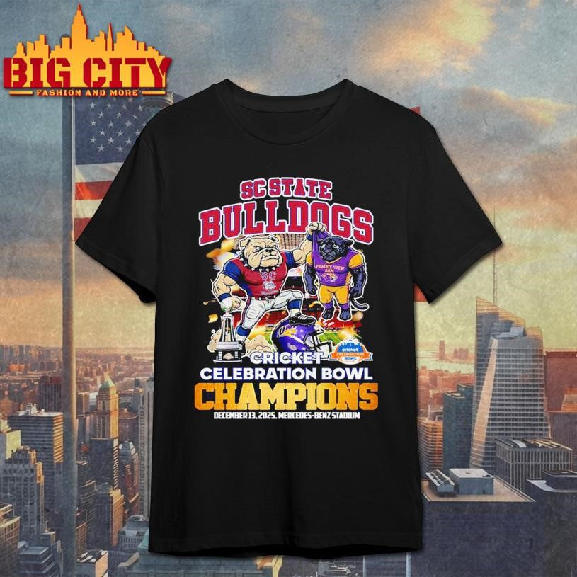 SC State Bulldogs Cricket Celebration Bowl Champions 2025 Shirt Unisex T-shirt, Sweatshirt, Hoodie, Long Sleeve Tee - T-Shirt, Sweatshirt, Hoodie