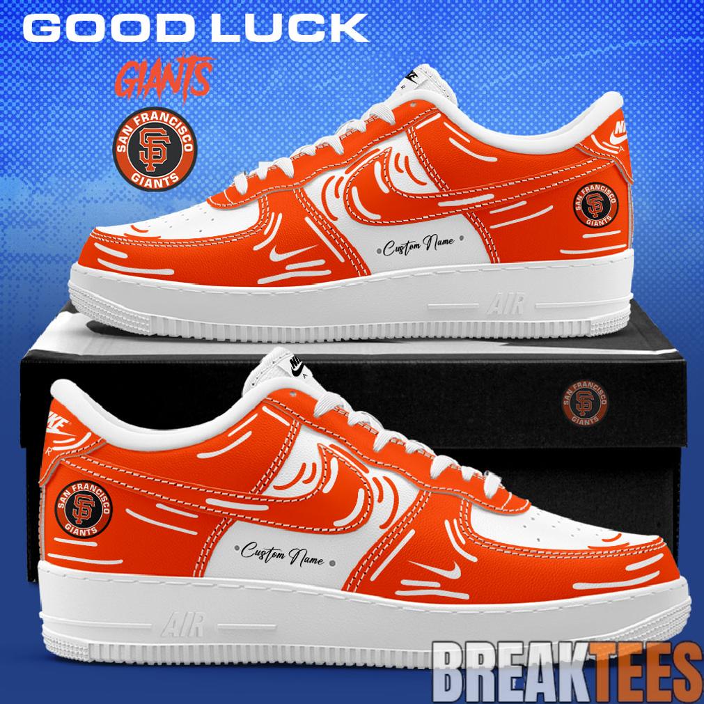 SF Giants x Latest Version 2026 Custom AF1 Shoes Unisex T-shirt, Sweatshirt, Hoodie, Long Sleeve Tee - T-Shirt, Sweatshirt, Hoodie