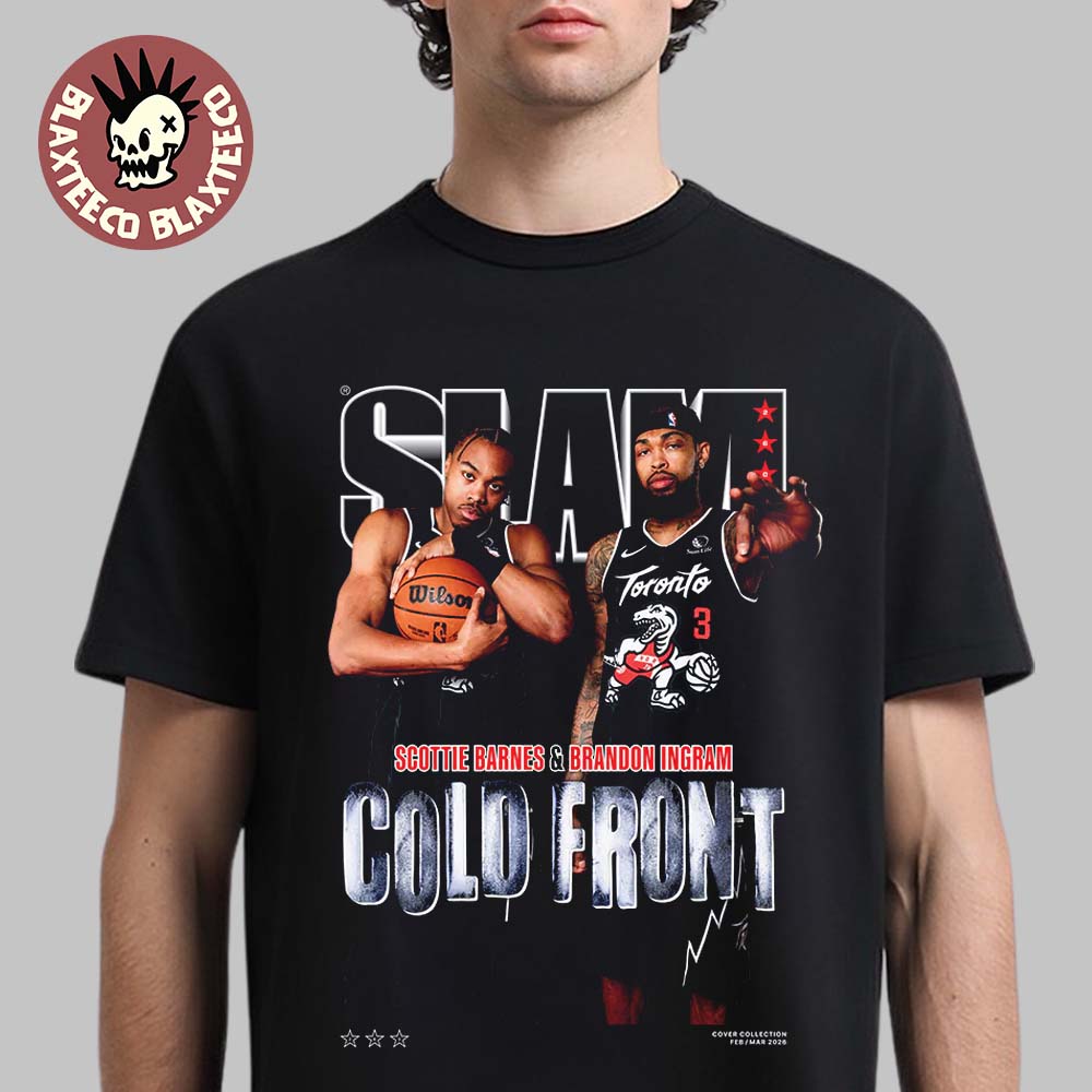 SLAM 260 Scottie Barnes And Brandon Ingram Cold Front Magazine Cover T-Shirt Unisex T-shirt, Sweatshirt, Hoodie, Long Sleeve Tee - T-Shirt, Sweatshirt, Hoodie