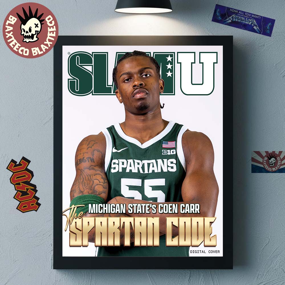 SLAMU Michigan State Spartans Coen Carr The Spartan Code Magazine Cover Home Decor Poster Canvas - T-Shirt, Sweatshirt, Hoodie