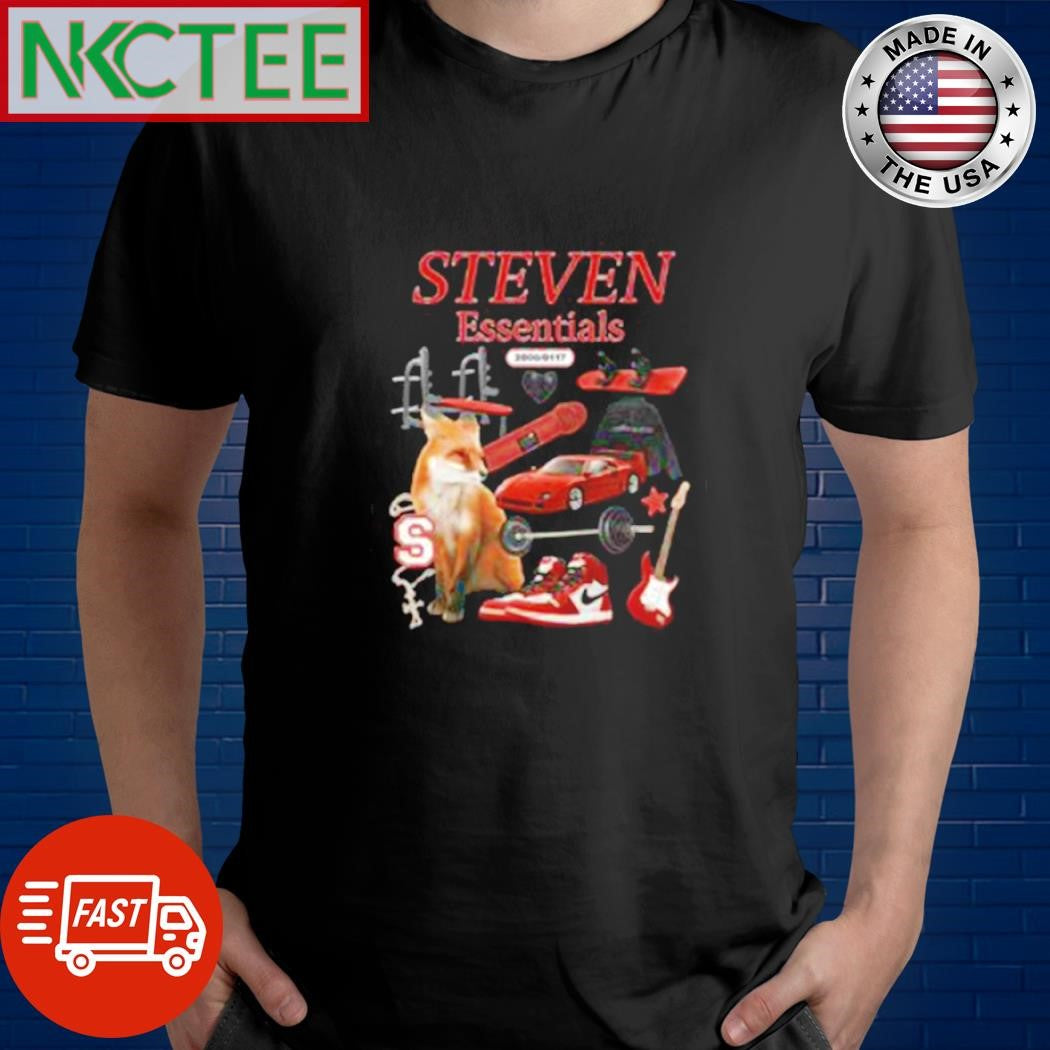 STEVEN Essentials fox car shirt Unisex T-shirt, Sweatshirt, Hoodie, Long Sleeve Tee - T-Shirt, Sweatshirt, Hoodie