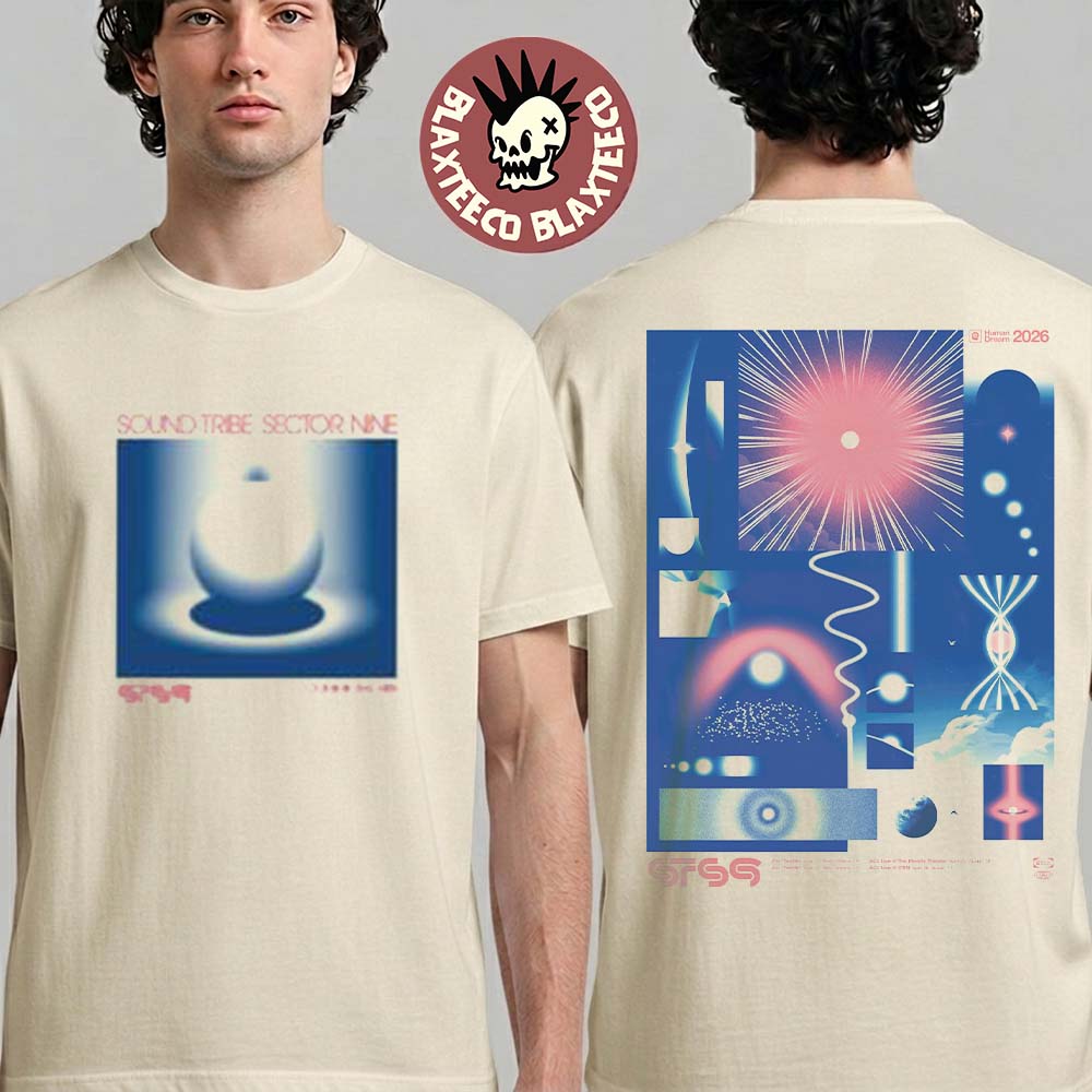 STS9 Sound Tribe Sector Nine Human Dream Tour 2026 New Orleans And Austin Official Show April 23 24 25 26 2026 T-Shirt - T-Shirt, Sweatshirt, Hoodie