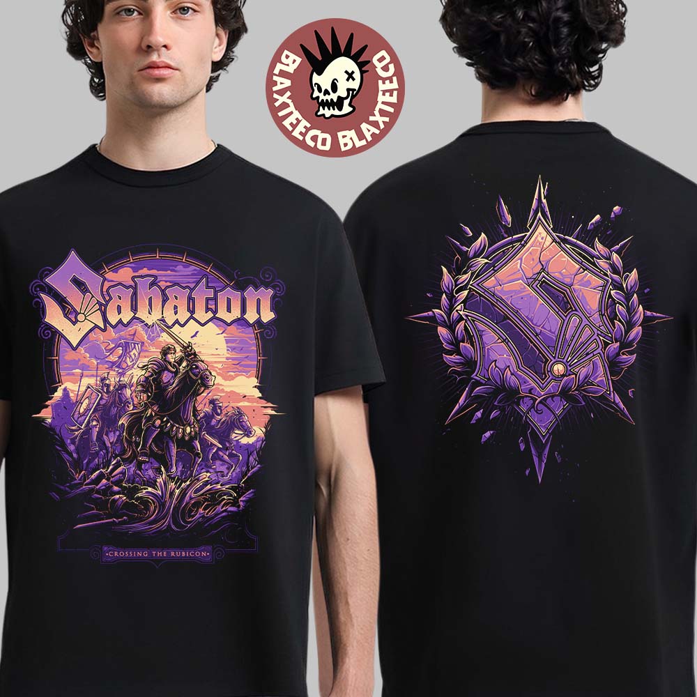 Sabaton Julius Caesars Crossing The Rubicon Two Sided T-Shirt Unisex T-shirt, Sweatshirt, Hoodie, Long Sleeve Tee - T-Shirt, Sweatshirt, Hoodie