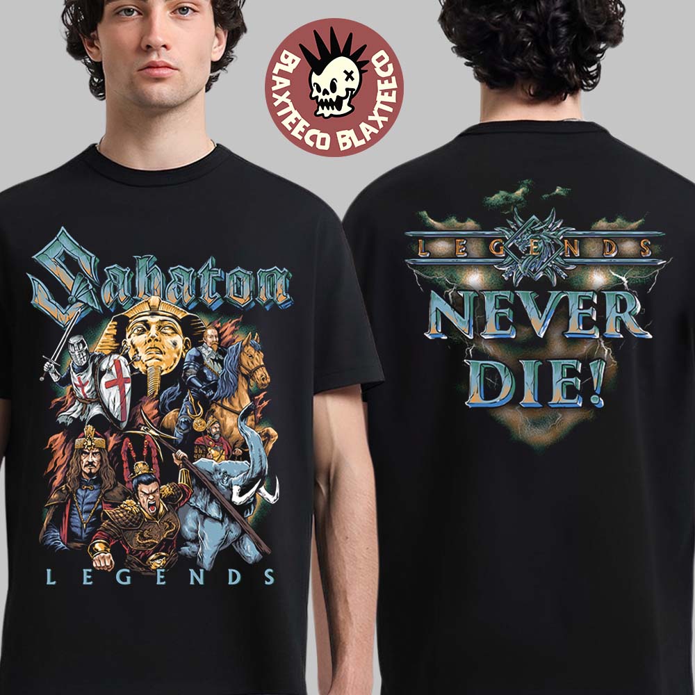 Sabaton Legends Ancient Egypts Senusret III Gustavus Adolphus Hannibal Barca And Lu Bu Legends Never Die Vault Of Legends T-Shirt - T-Shirt, Sweatshirt, Hoodie