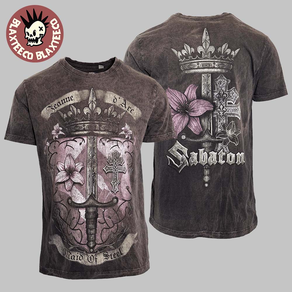 Sabaton Maid Of Steel Vintage Washed T-Shirt Unisex T-shirt, Sweatshirt, Hoodie, Long Sleeve Tee - T-Shirt, Sweatshirt, Hoodie