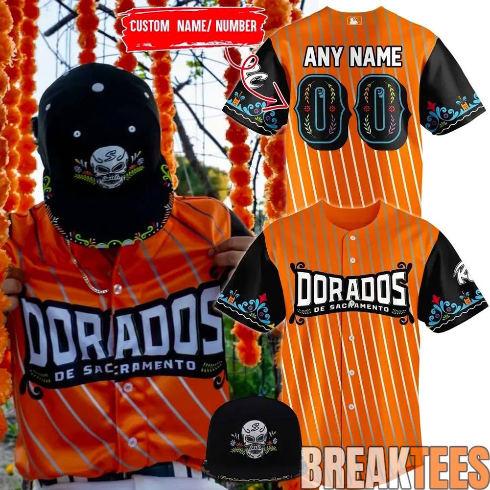 Sacramento River Cats x Dorados de Sacramento 2026 Custom Baseball Jersey Unisex T-shirt, Sweatshirt, Hoodie, Long Sleeve Tee - T-Shirt, Sweatshirt, Hoodie