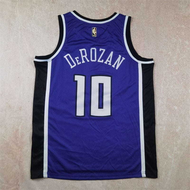 Sacramento Kings #10 DeMar DeRozan Hot Press Kings 10 Purple s-xxl Style 1 Basketball Jersey basketball jersey product view 1