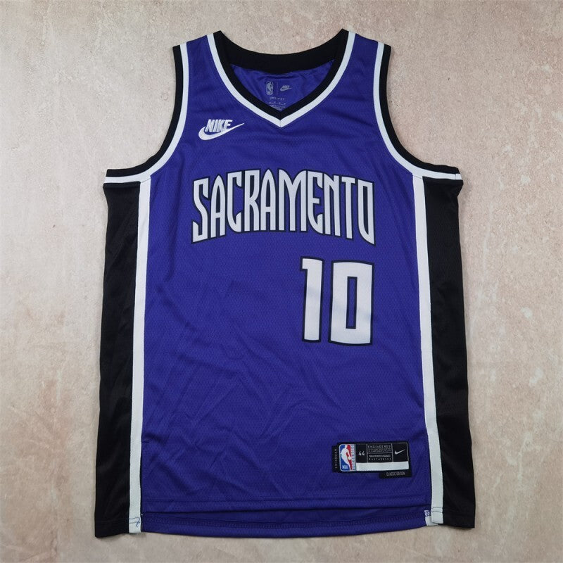 Sacramento Kings #10 DeMar DeRozan Hot Press Kings 10 Purple s-xxl Style 2 Basketball Jersey basketball jersey product view 1