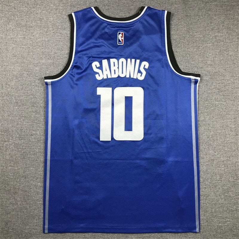 Sacramento Kings #10 Domantas Sabonis Kings 10 Blue City s-xxl Style 1 Basketball Jersey basketball jersey product view 1