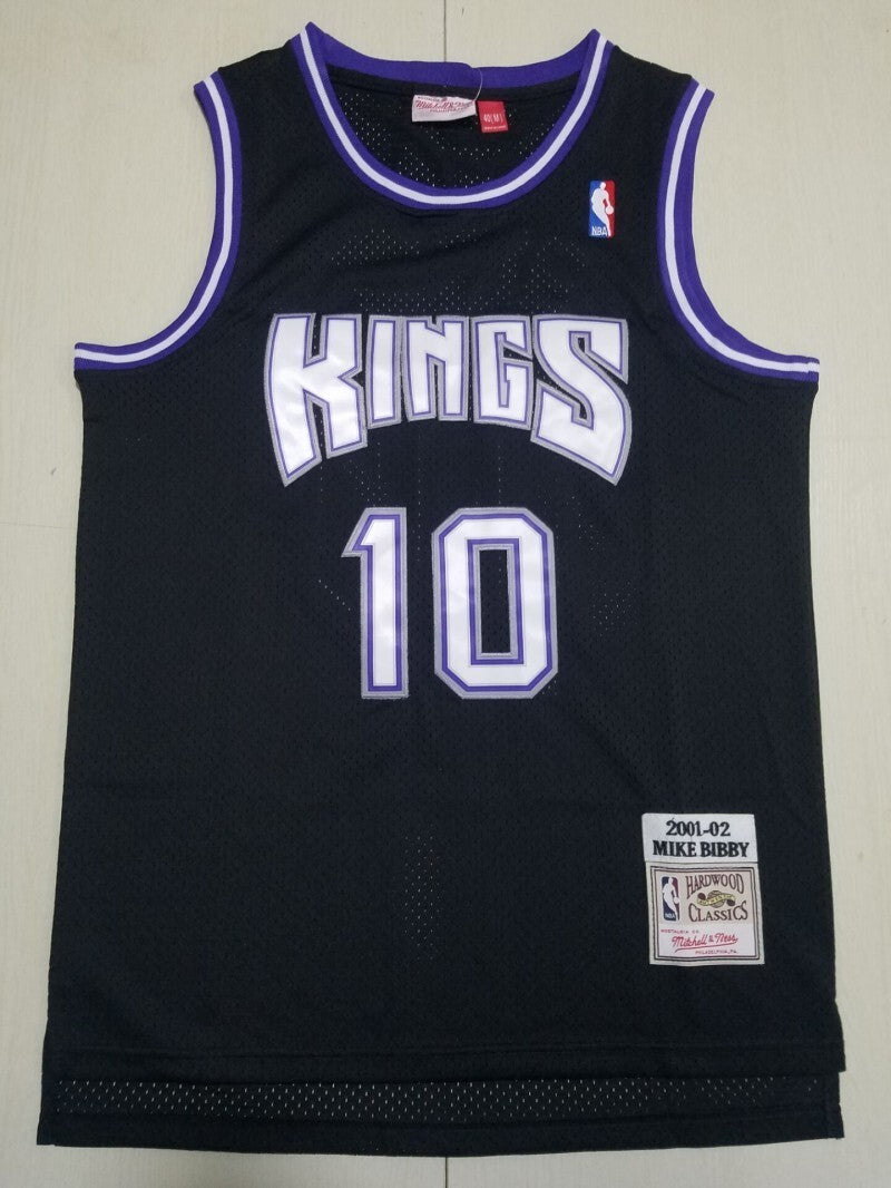 Sacramento Kings #10 Mike Bibby Kings 10 Black s-xxl Style 2 Basketball Jersey basketball jersey product view 1