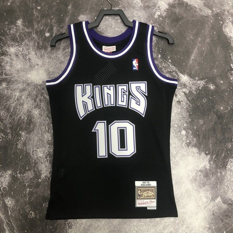 Sacramento Kings #10 Mike Bibby sw Kings 01 Season 10 # Bibby Style 2 Basketball Jersey basketball jersey product view 1