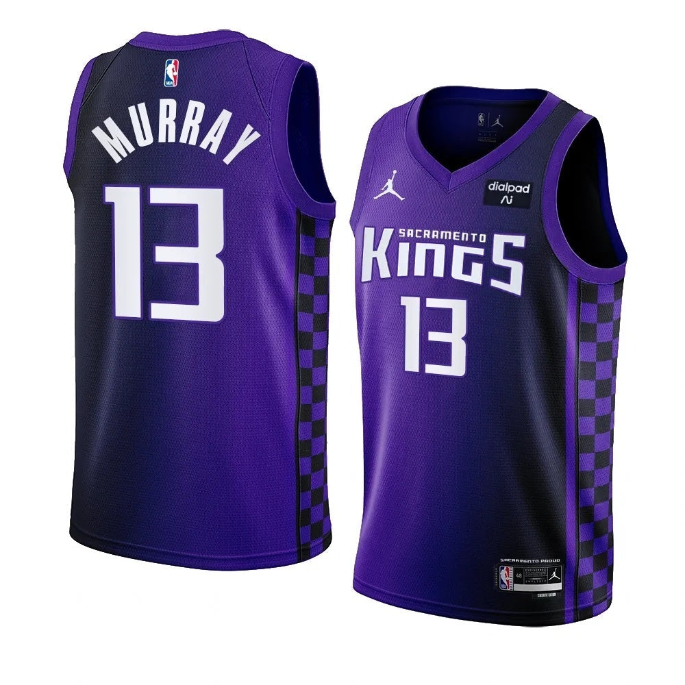 Sacramento Kings #13 Keegan Murray 2023-24 Statement Edition Purple Swingman Jersey Men's.webp basketball jersey product view 1