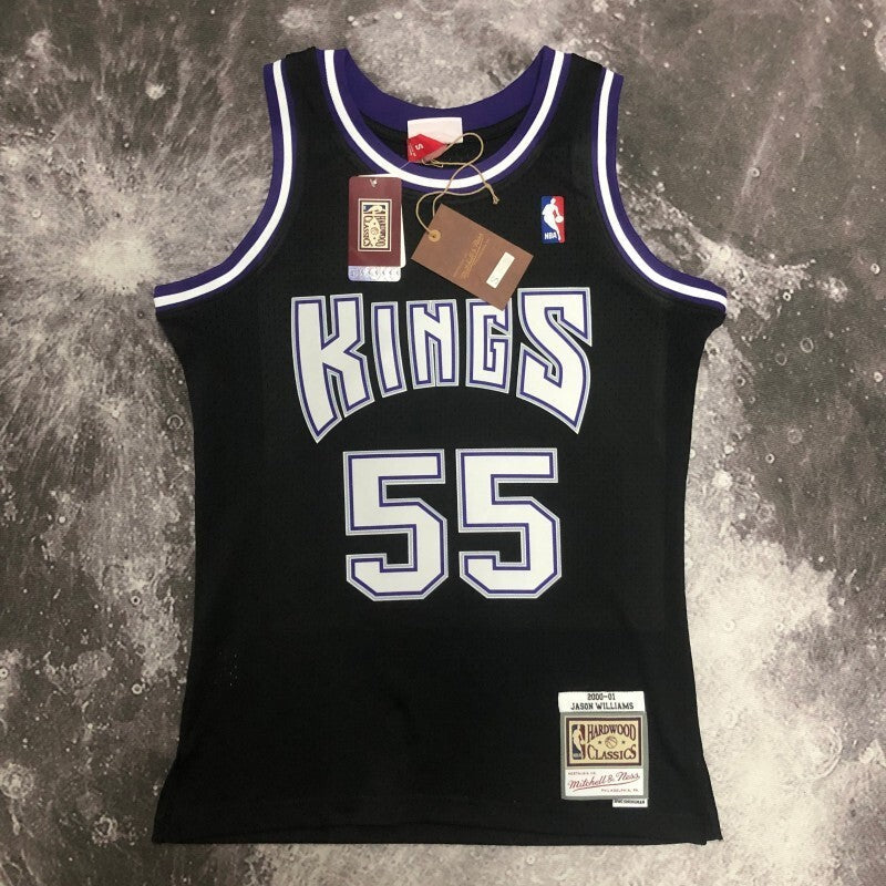 Sacramento Kings #55 Jason Williams sw Kings 01 Season 55 # Style 2 Basketball Jersey basketball jersey product view 1
