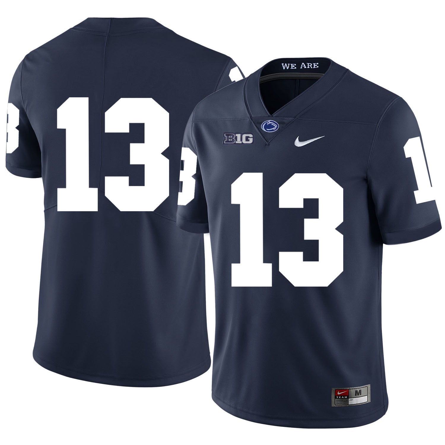 Saeed Blacknall 13 Navy College Football Jersey football jersey product view 1