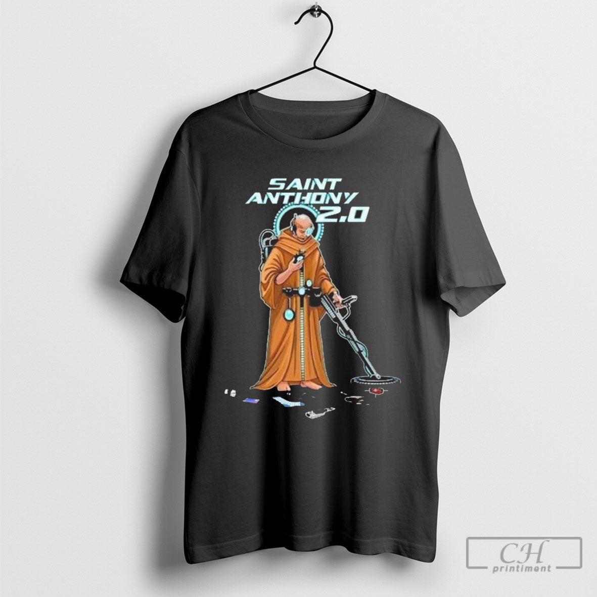 Saint Anthony 2 0 Digital Shirt Tee Unisex T-shirt, Sweatshirt, Hoodie, Long Sleeve Tee - T-Shirt, Sweatshirt, Hoodie