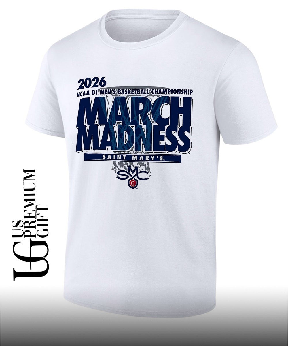 Saint Marys Gaels March Madness NCAA D1 Mens basketball Championship 2026 shirt Unisex T-shirt, Sweatshirt, Hoodie, Long Sleeve Tee - T-Shirt, Sweatshirt, Hoodie