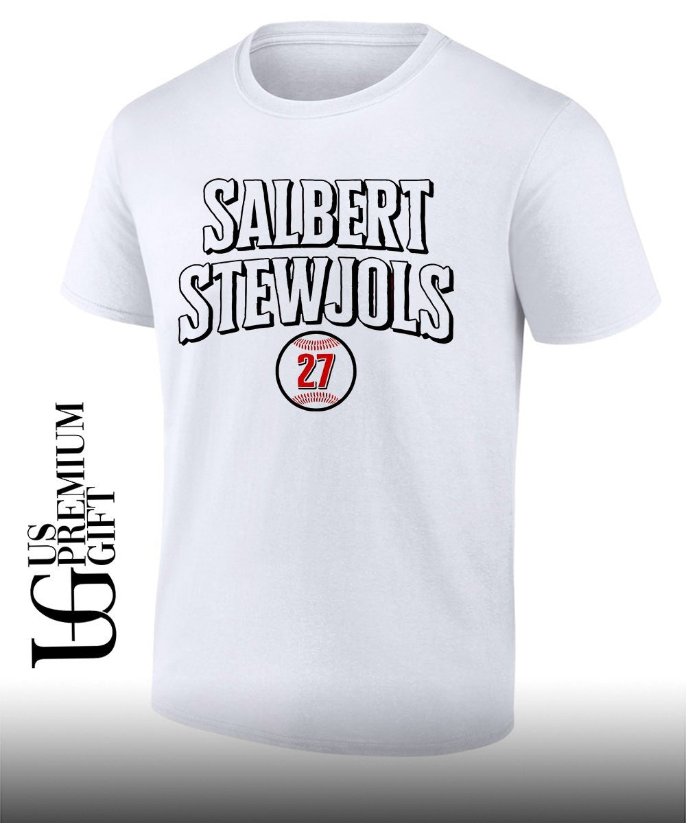 Salbert Stewjols Sal Stewart 27 ball Cincinnati Reds baseball shirt Unisex T-shirt, Sweatshirt, Hoodie, Long Sleeve Tee - T-Shirt, Sweatshirt, Hoodie