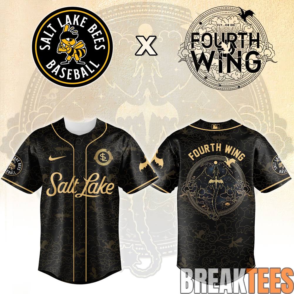Salt Lake Bees x Fourth Wing Night Special Jersey Unisex T-shirt, Sweatshirt, Hoodie, Long Sleeve Tee - T-Shirt, Sweatshirt, Hoodie