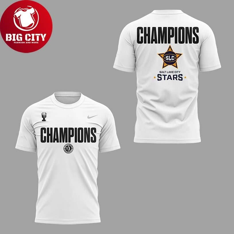 Salt Lake City Stars NBA Winter Showcase Champions 2025 Two Sided Shirt Unisex T-shirt, Sweatshirt, Hoodie, Long Sleeve Tee - T-Shirt, Sweatshirt, Hoodie