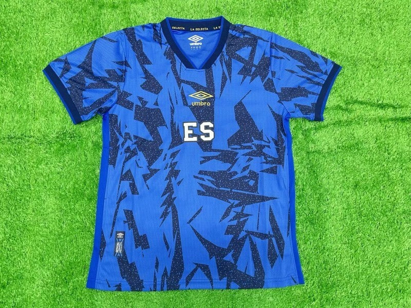 Salvador Blue Style 2 Soccer Jersey sports jersey product view 1
