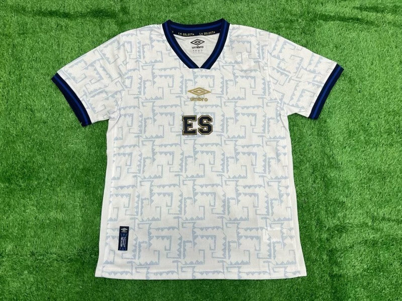 Salvador White Style 2 Soccer Jersey sports jersey product view 1