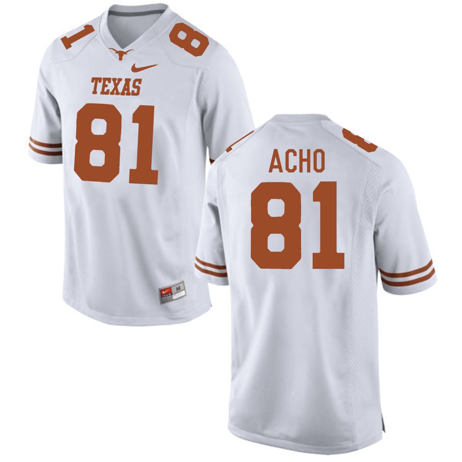 Sam Acho 81 White College Football Jersey football jersey product view 1