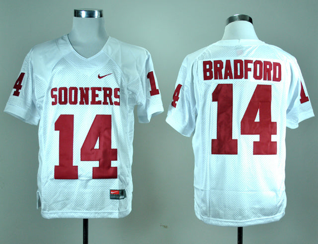 Sam Bradford 14 White College Football Jersey football jersey product view 1