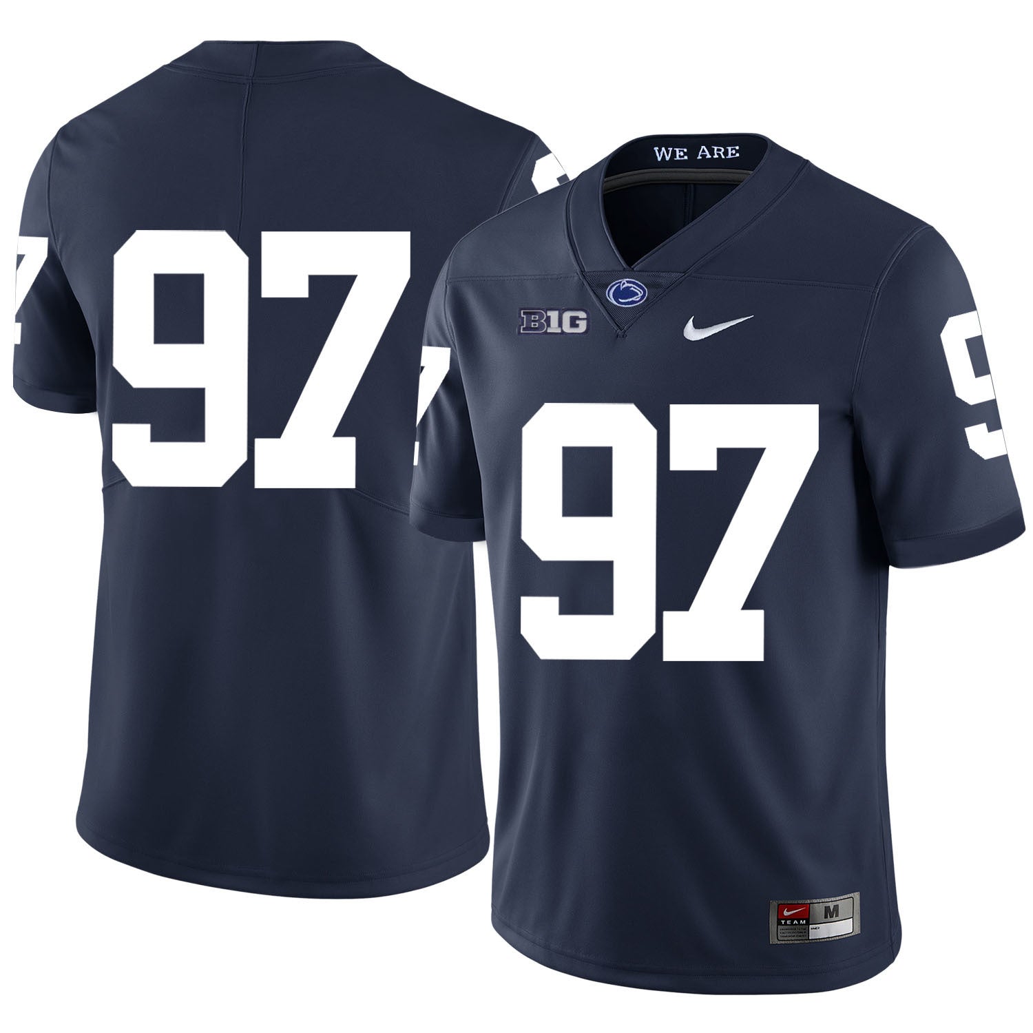 Sam Ficken 97 Navy College Football Jersey football jersey product view 1
