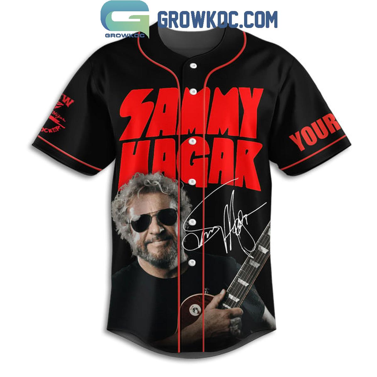 Sammy Hagar Anthony Satriani Bonham 2024 Tour Personalized Baseball Jersey baseball jersey product view 3