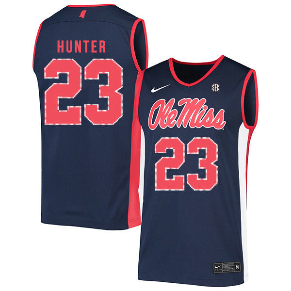 Sammy Hunter 23 Navy College Football Jersey football jersey product view 1