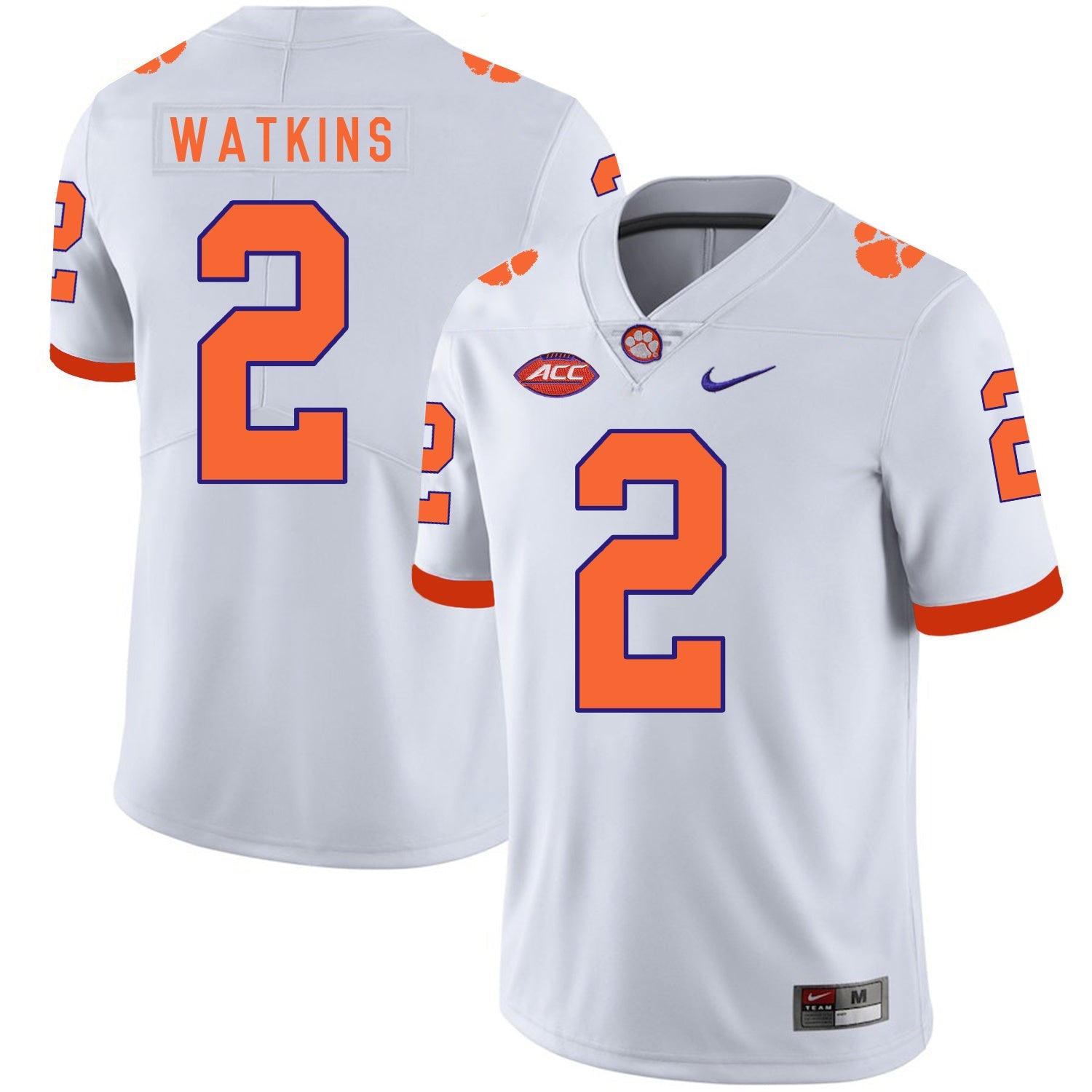 Sammy Watkins 2 White Style 1 College Football Jersey football jersey product view 1