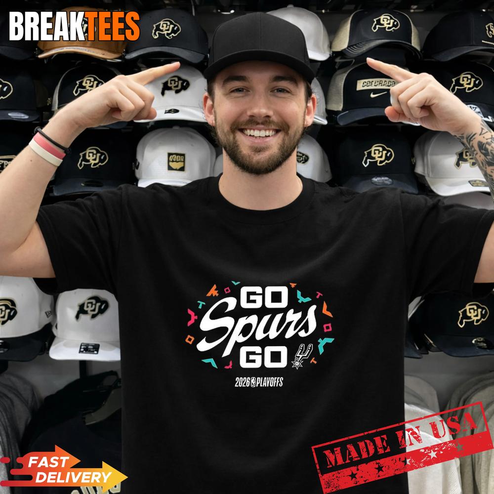 San Antonio Go Spurs Go 2026 NBA Playoffs T-Shirt Unisex T-shirt, Sweatshirt, Hoodie, Long Sleeve Tee - T-Shirt, Sweatshirt, Hoodie
