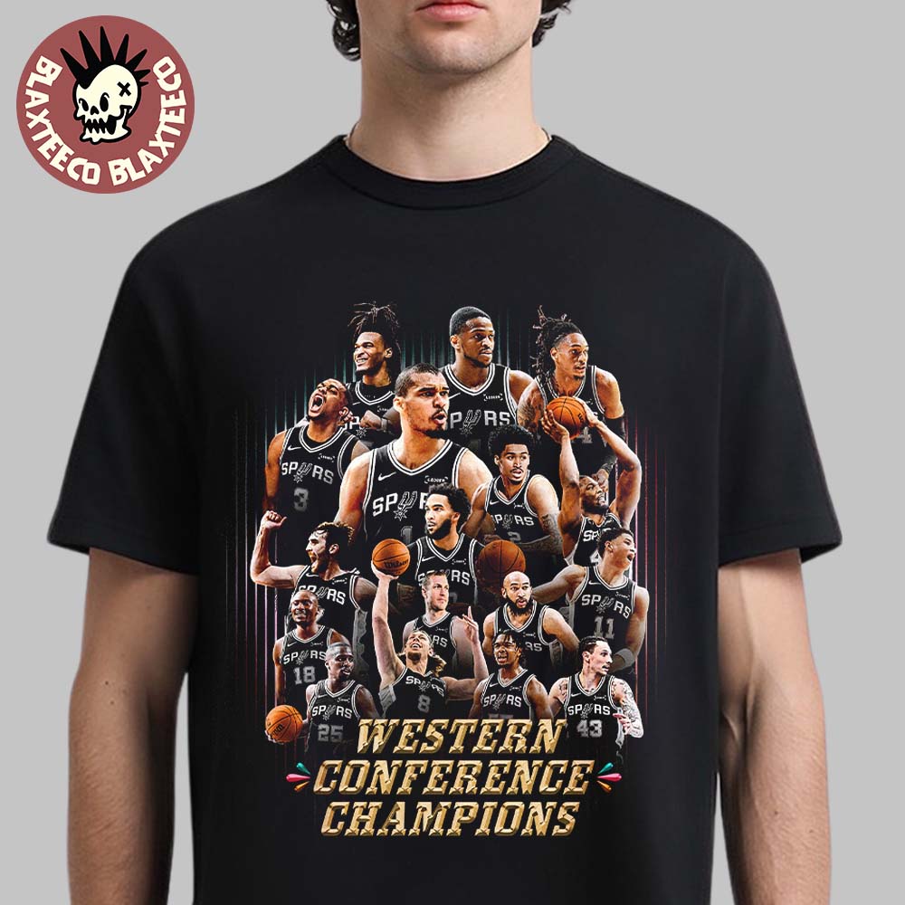 San Antonio Spurs 2026 NBA Final Bound Western Conference Champions T-Shirt Unisex T-shirt, Sweatshirt, Hoodie, Long Sleeve Tee - T-Shirt, Sweatshirt, Hoodie