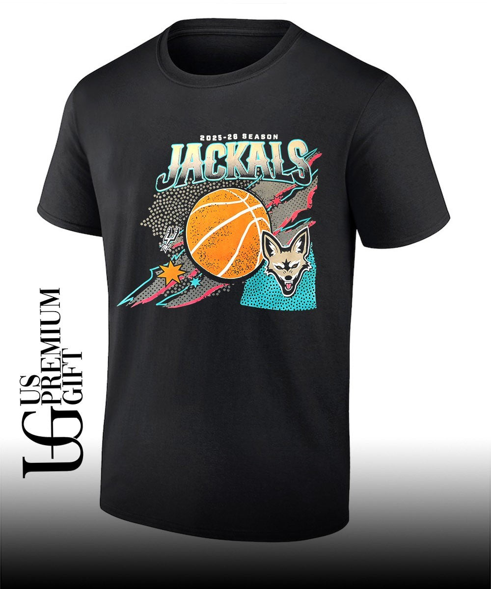 San Antonio Spurs Jackals basketball 2025-26 season shirt Unisex T-shirt, Sweatshirt, Hoodie, Long Sleeve Tee - T-Shirt, Sweatshirt, Hoodie