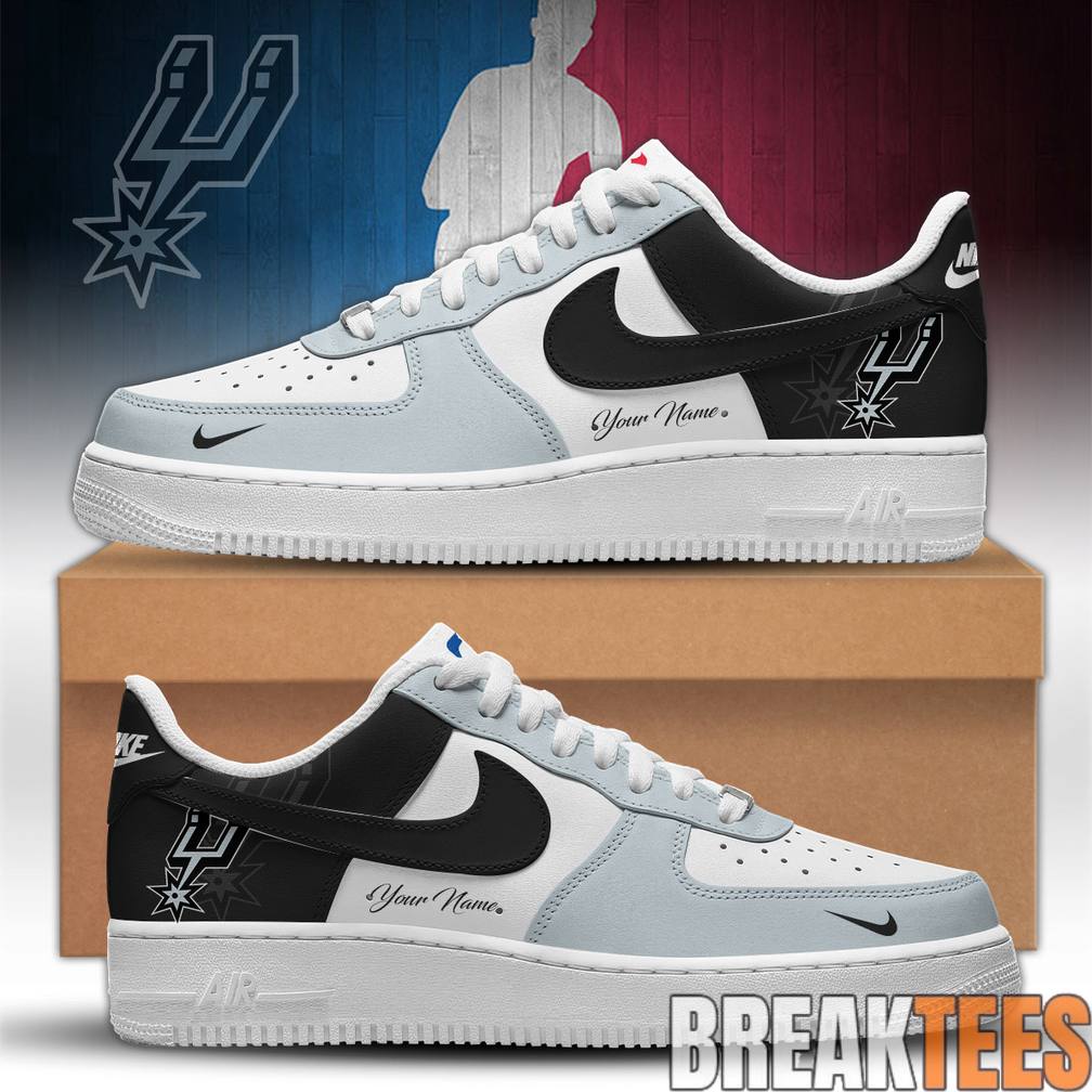 San Antonio Spurs Playoffs 2026 Custom AF1 Shoes Unisex T-shirt, Sweatshirt, Hoodie, Long Sleeve Tee - T-Shirt, Sweatshirt, Hoodie