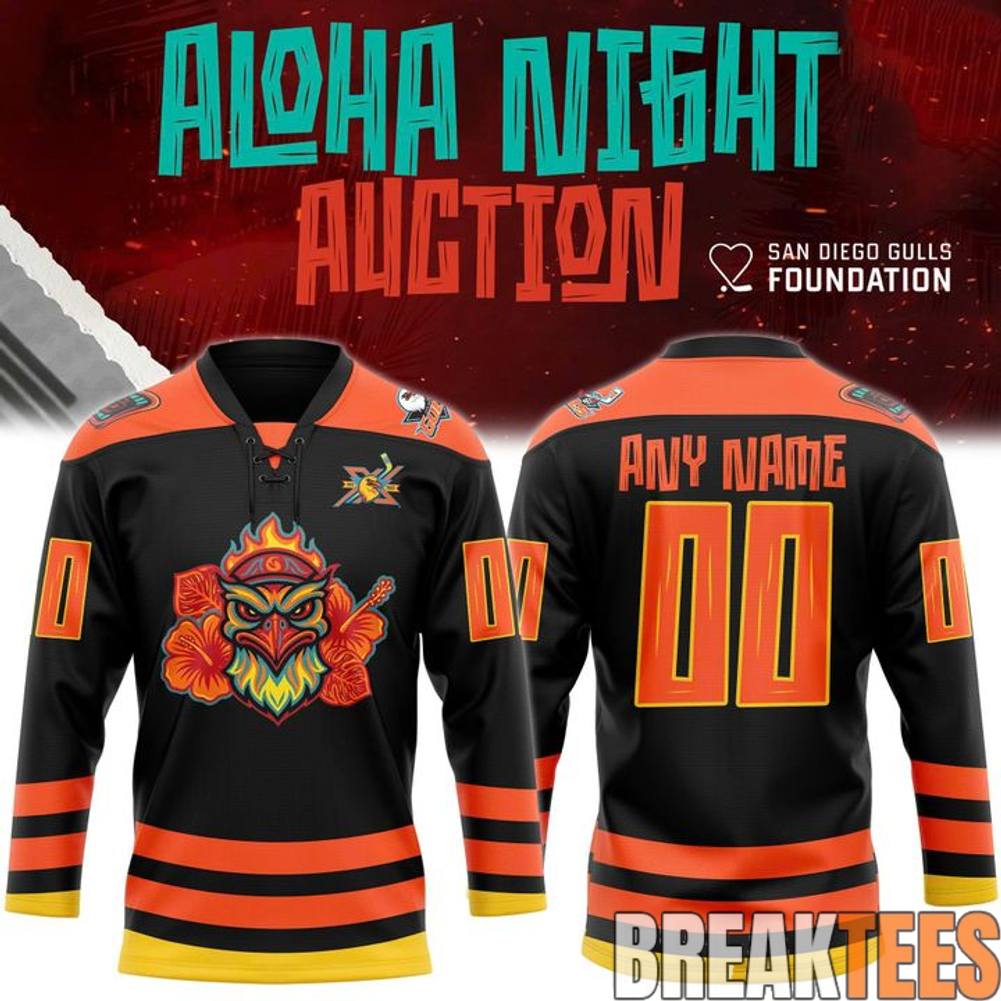 San Diego Gulls 2026 Aloha Night Hockey Jersey Unisex T-shirt, Sweatshirt, Hoodie, Long Sleeve Tee - T-Shirt, Sweatshirt, Hoodie