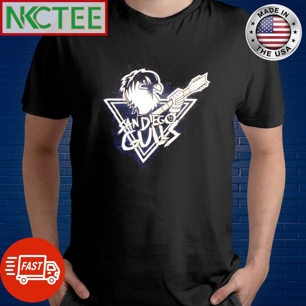 San Diego Gulls guitar shirt Unisex T-shirt, Sweatshirt, Hoodie, Long Sleeve Tee - T-Shirt, Sweatshirt, Hoodie