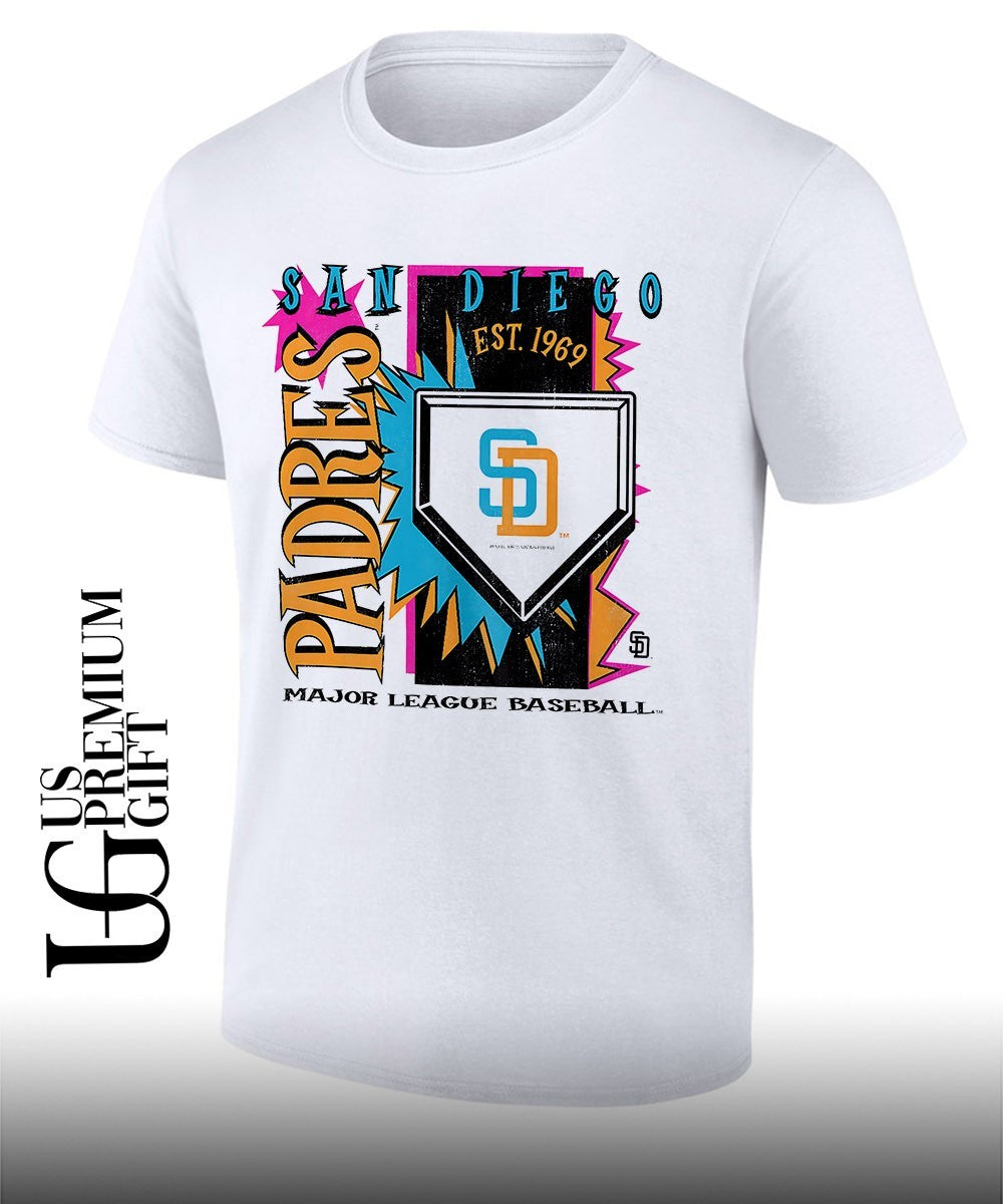 San Diego Padres Major League baseball since 1969 Cooperstown Neon shirt Unisex T-shirt, Sweatshirt, Hoodie, Long Sleeve Tee - T-Shirt, Sweatshirt, Hoodie