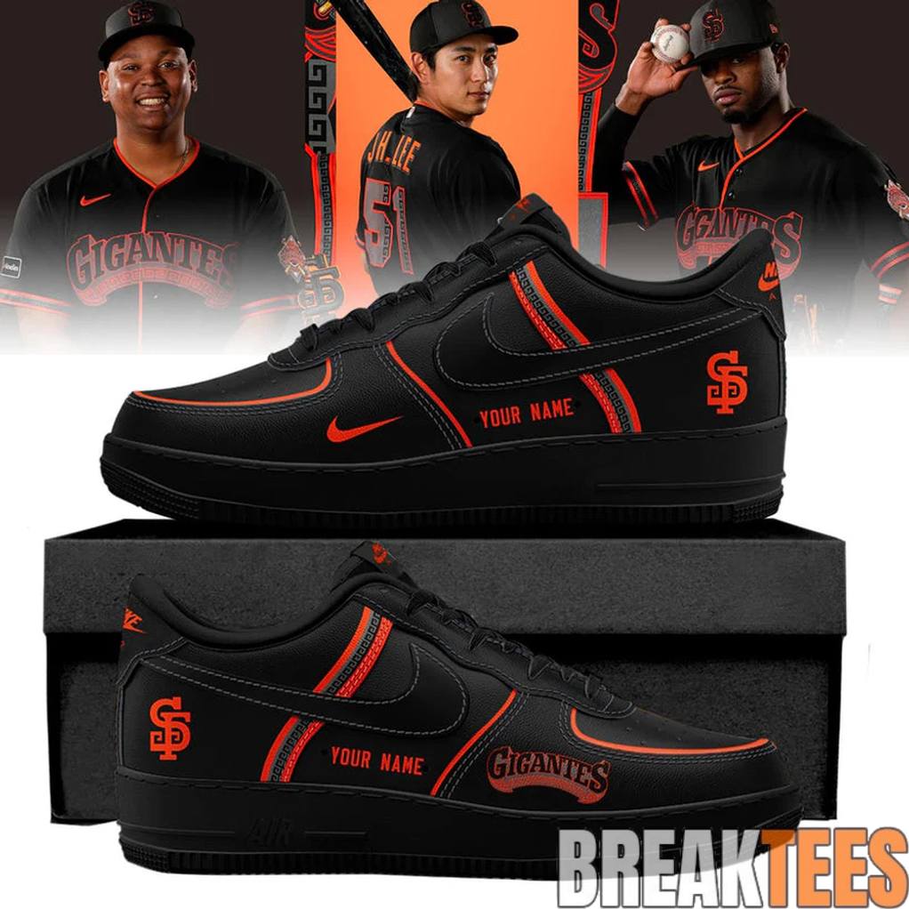 San Francisco Giants Gigantes 2026 Custom Air Force 1 Shoes Unisex T-shirt, Sweatshirt, Hoodie, Long Sleeve Tee - T-Shirt, Sweatshirt, Hoodie
