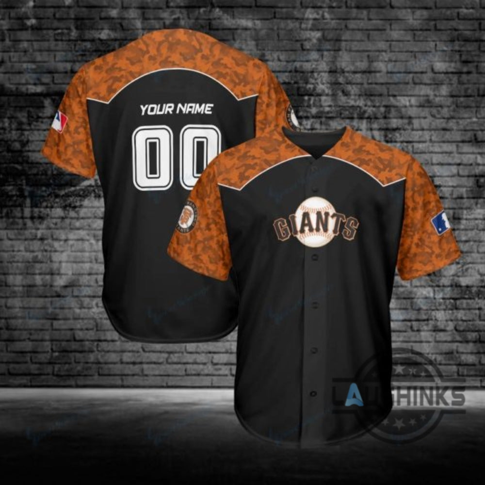 San Francisco Giants Jersey Sf Giants Personalized Baseball Jersey Shirts Custom Name Number Giants Alternate Replica Team All Over Printed Baseball Uniform NEW baseball jersey product view 1